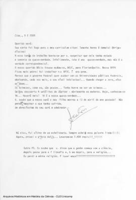 Carta de Newton Freire-Maia