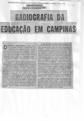 Radiografia da educação em Campinas.