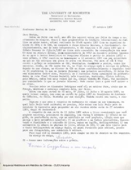 Carta de Leopoldo Nachbin