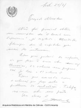 Carta de Miguel Reale