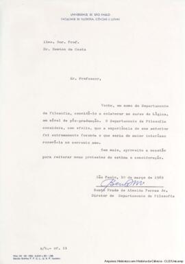 Carta de Bento Prado de Almeida Jr.