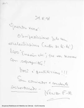 Carta de Newton Freire-Maia